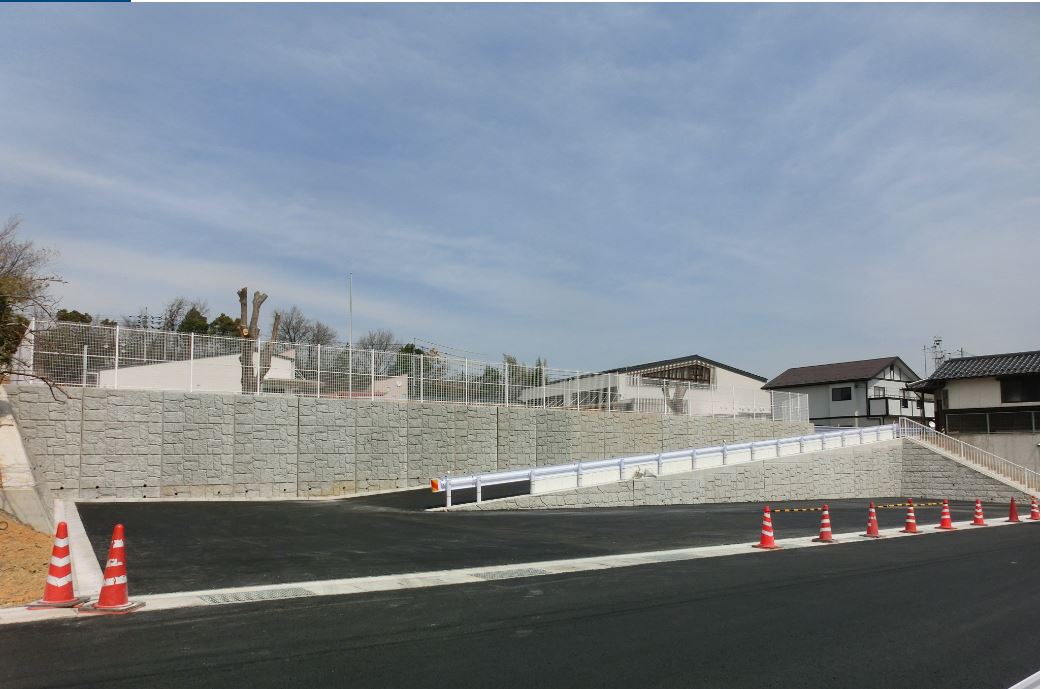 二宮公民館敷地造成工事